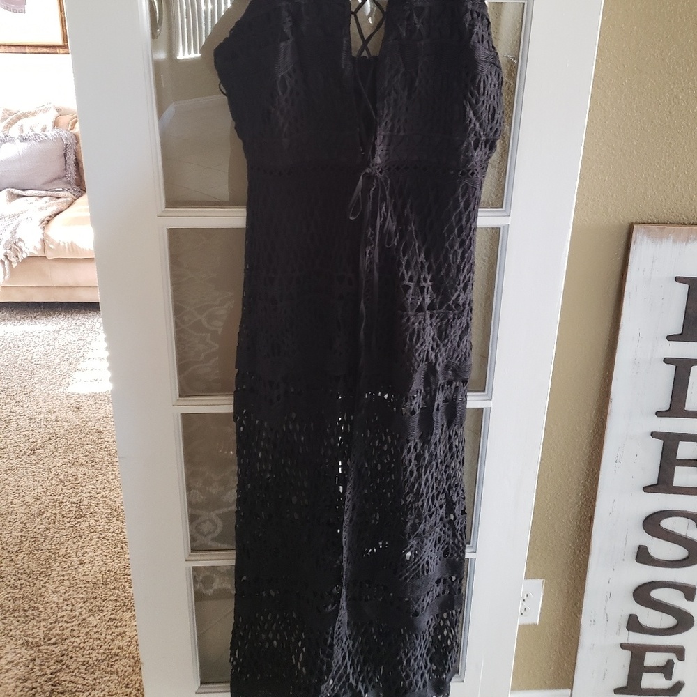 Lace Maxi Dress with Shorts